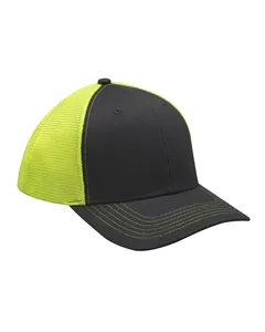 PR102 Adams Brushed Cotton/Soft Mesh Trucker Cap PR102 Adams Brushed Cotton/Soft Mesh Trucker Cap