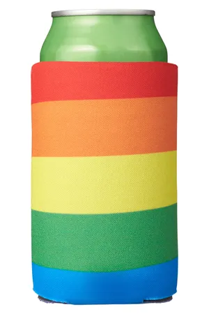 CH108 Prime Line b.free Rainbow Pride Folding Can Cooler