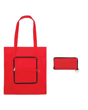 BG132 Prime Line Folding Zippin Tote Bag