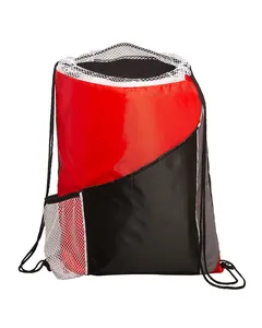 BG212 Prime Line Sprint Angled Drawstring Sports Pack With Pockets
