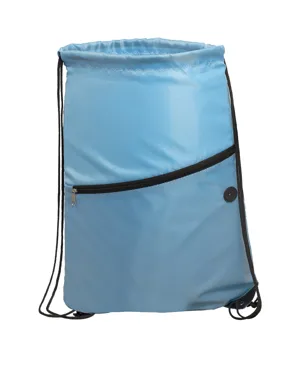 BG229 Prime Line Incline Drawstring Backpack With Zipper