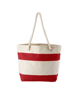 BG420 Prime Line Cotton Resort Tote With Rope Handle