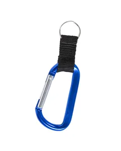 CB207 Prime Line Carabiner With Strap And Split Ring