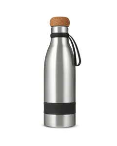MG402 Prime Line 19oz Double Wall Vacuum Bottle With Cork Lid