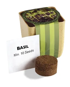 PL-5011 Prime Line Flower Pot Set With Basil Seeds