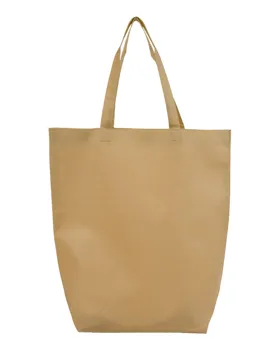 Q1251 Q-Tees Non-Woven Gusset Bottom Tote