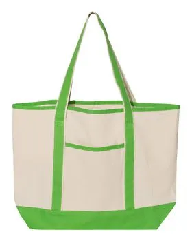 Q1500 Q-Tees 34.6L Large Canvas Deluxe Tote