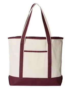 Q1500 Q-Tees 34.6L Large Canvas Deluxe Tote
