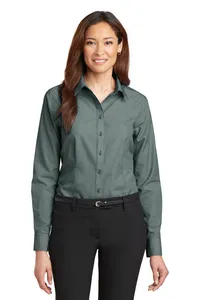 RH67 Red House - Ladies Mini-Check Non-Iron Button-Down Shirt. RH67 Red House - Ladies Mini-Check Non-Iron Button-Down Shirt.