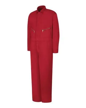 CC18L Red Kap Zip-Front Cotton Coverall Long Sizes