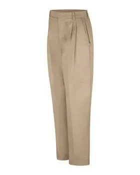PT39 Red Kap Womens Pleated Twill Slacks
