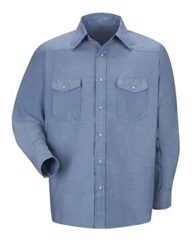 SC14L Red Kap Deluxe Western Style Long Sleeve Shirt Long Sizes SC14L Red Kap Deluxe Western Style Long Sleeve Shirt Long Sizes