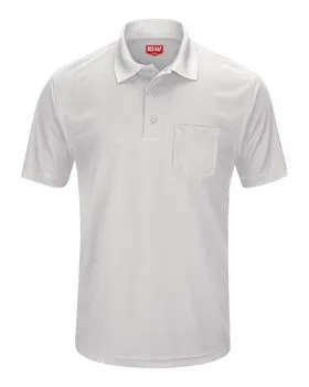 SK98 Red Kap Short Sleeve Performance Knit Pocket Polo