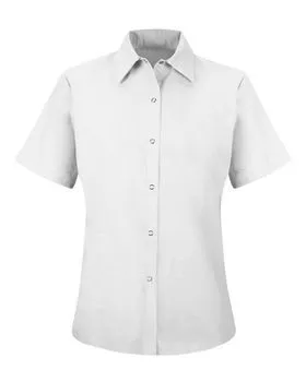 SP25 Red Kap Womens Short Sleeve Specialized Pocketless Work Shirt