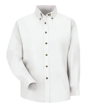 SP91 Red Kap Womens Long Sleeve Poplin Dress Shirt