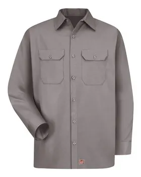 ST52 Red Kap Utility Long Sleeve Work Shirt