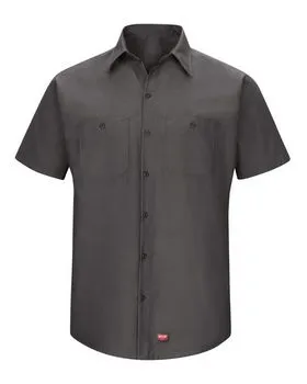 SX20L Red Kap Mimix Short Sleeve Workshirt - Long Sizes