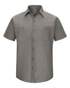 SX20L Red Kap Mimix Short Sleeve Workshirt - Long Sizes SX20L Red Kap Mimix Short Sleeve Workshirt - Long Sizes