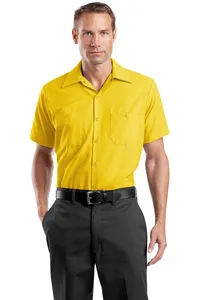 SP24 Red Kap Short Sleeve Industrial Work Shirt.