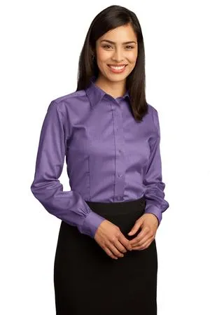 RH25 Red House - Ladies Non-Iron Pinpoint Oxford Shirt.