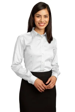 RH25 Red House - Ladies Non-Iron Pinpoint Oxford Shirt.