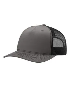 112FP Richardson Cap Five Panel Trucker Mesh