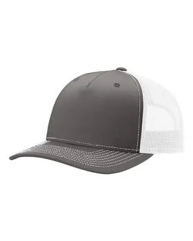 112FP Richardson Cap Five Panel Trucker Mesh