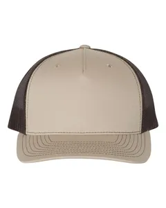 112FP Richardson Cap Five Panel Trucker Mesh