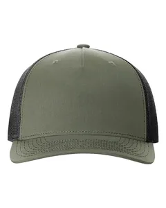 112FP Richardson Cap Five Panel Trucker Mesh