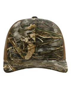 112P Richardson Patterned Snapback Trucker Cap