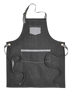 RP127 Artisan Collection by Reprime Unisex Domain Contrast Denim Bib Apron RP127 Artisan Collection by Reprime Unisex Domain Contrast Denim Bib Apron