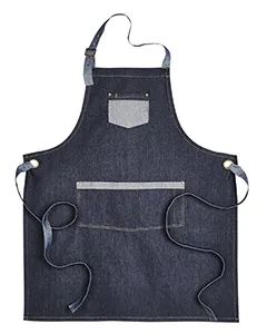 RP127 Artisan Collection by Reprime Unisex Domain Contrast Denim Bib Apron