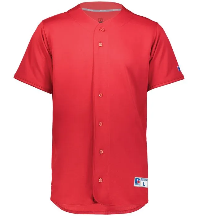 235JMM Russell Athletic Five Tool Full-Button Front Baseball Jersey 235JMM Russell Athletic Five Tool Full-Button Front Baseball Jersey
