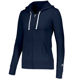 64ZTTX Russell Athletic Womens Essential Jersey Full-Zip Hoodie
