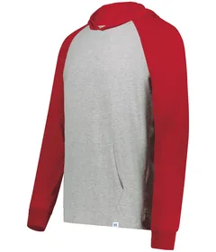 64HTTM Russell Athletic Jersey Pullover Hooded Raglan