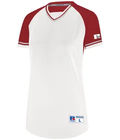 R01X3X Russell Athletic LADIES CLASSIC V-NECK JERSEY R01X3X Russell Athletic LADIES CLASSIC V-NECK JERSEY