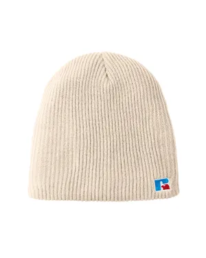 UB89UHB Russell Athletic Core R Patch Beanie