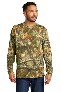 RU100LSP Russell Outdoors  Realtree Long Sleeve Pocket Tee
