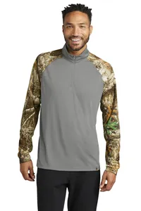 RU152 Russell Outdoors  Realtree Colorblock Performance 1/4-Zip