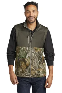 RU604 Russell Outdoors  Realtree Atlas Colorblock Soft Shell Vest