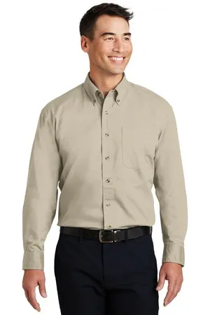 S600T Port Authority Long Sleeve Twill Shirt