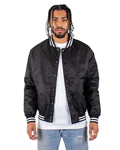 SHVBJ Shaka Wear Mens Varsity Bomber Jacket