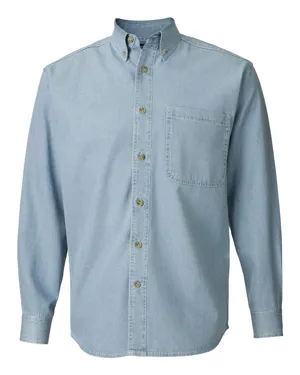 7211 Sierra Pacific Long Sleeve Denim Tall Sizes
