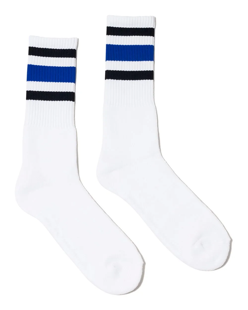 SC100 SOCCO USA-Made Striped Crew Socks SC100 SOCCO USA-Made Striped Crew Socks