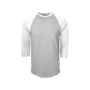 210M Soffe Adult Classic Heathered Baseball Jersey