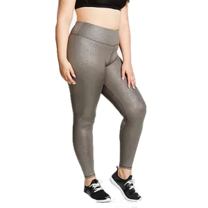 4127C Soffe CURVES SLAY METALLC LEGGING