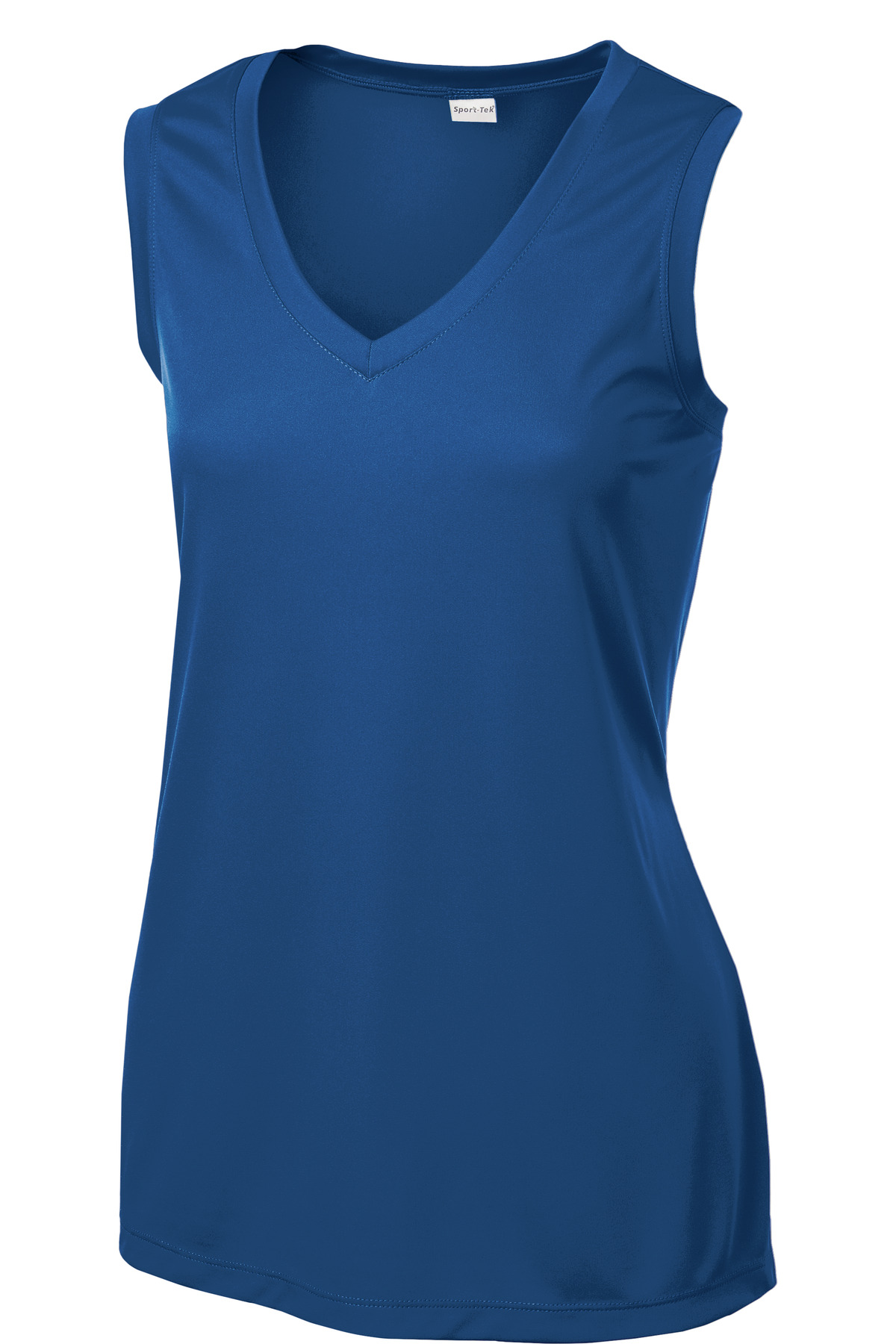 LST352 Sport-Tek Ladies Sleeveless PosiCharge Competitor V-Neck Tee.