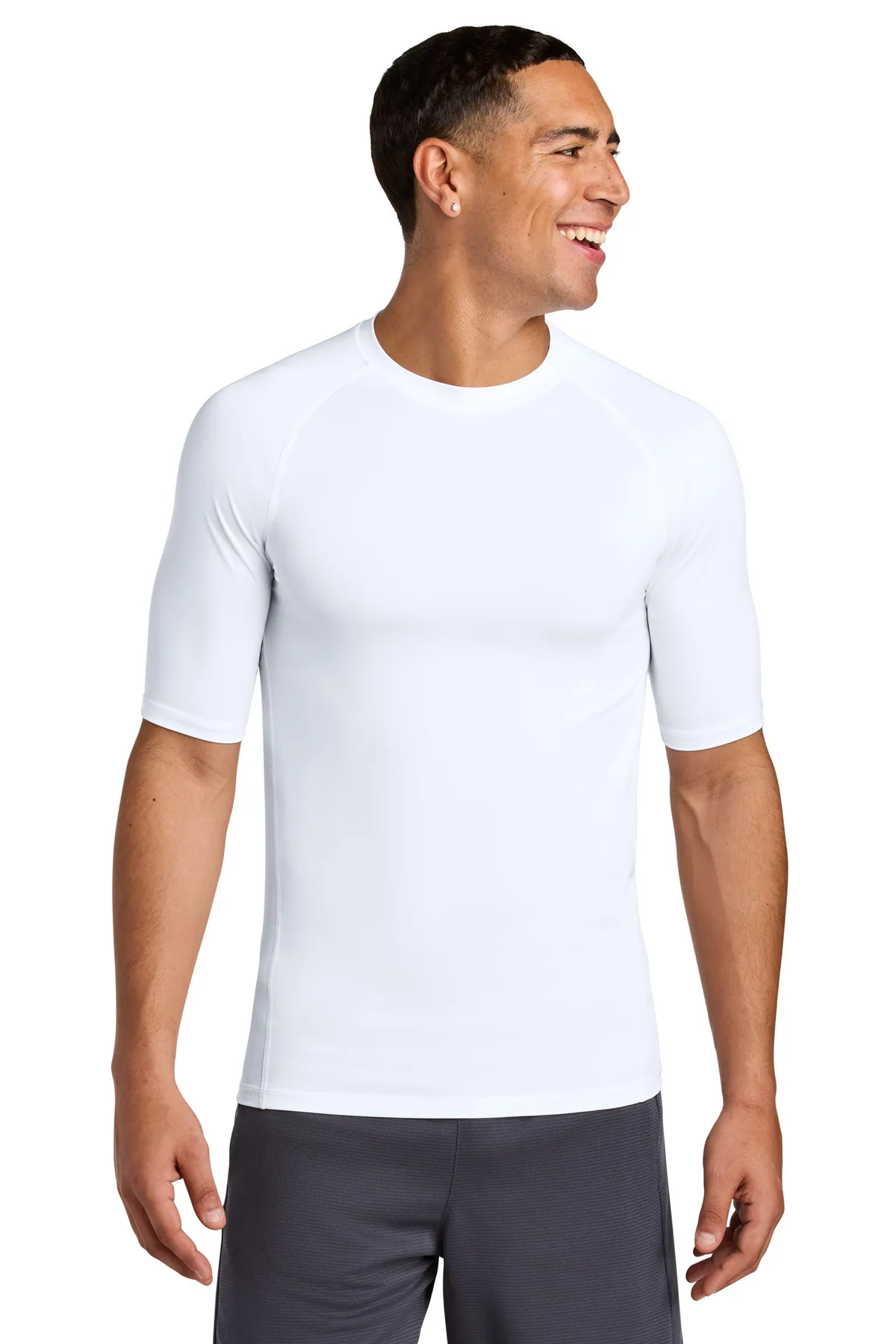 ST120 Sport-Tek PosiCharge Compression 1/2-Sleeve Tee