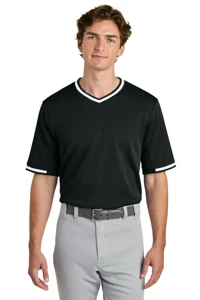 ST221 Sport-Tek Tough Mesh V-Neck Baseball Jersey