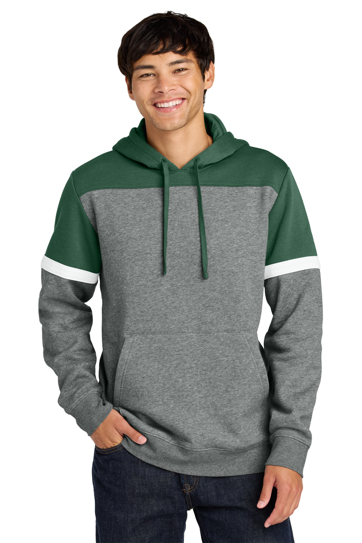 STF205 Sport-Tek Drive Fleece Colorblock Hoodie